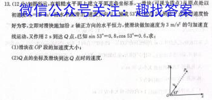 广西国品文化 2023~2024学年新教材新高考桂柳模拟金卷(四)物理试题答案