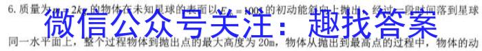 河南省2023~2024学年度九年级综合素养评估(三)R-PGZX C HEN物理试卷答案