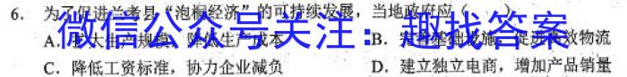 2023-2024学年[泸州三诊]第三次教学质量诊断性考试地理试卷答案