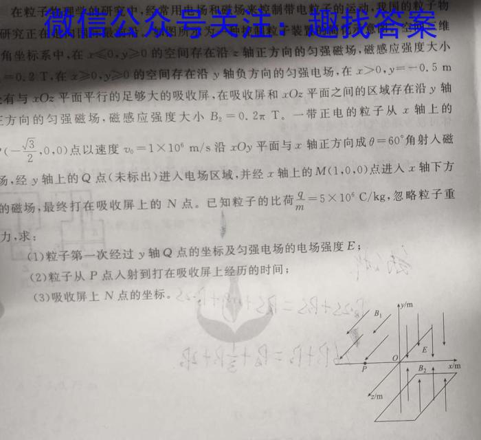 山东名校考试联盟2023-2024学年高一年级上学期期中检测(2023.11) 物理试卷答案