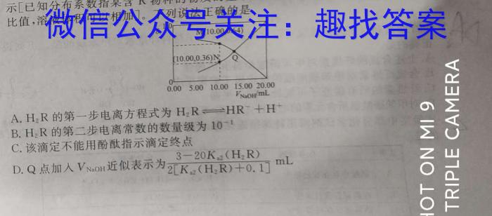 j2023-2024学年广西省高一选科调考第二次联考化学