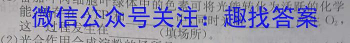 安徽省2024届皖江名校联盟高三12月联考[D-024]生物学试题答案