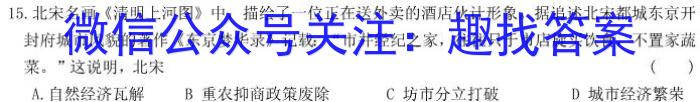 云南省2024届云南三校高考备考实用性联考卷(四)(黑黑白白黑黑黑)历史试卷
