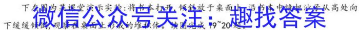 皖智教育 安徽第一卷·省城名校2024年中考最后三模(一)1地理试卷答案