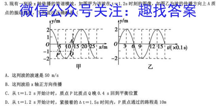 重庆好教育联盟2023-2024学年度高一年级上学期12月联考q物理