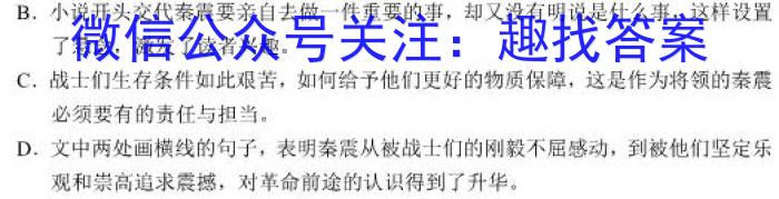 "2024年全国普通高等学校招生统一考试·A区专用 JY高三模拟卷(一)语文