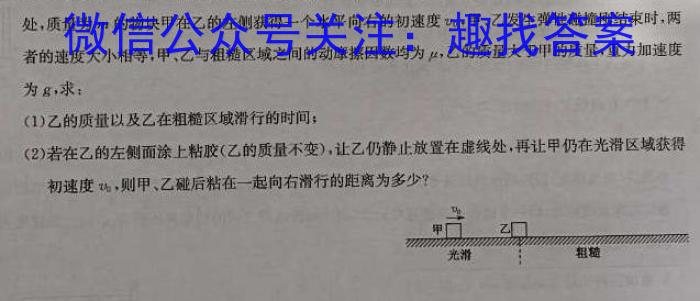 山东名校考试联盟 2023-2024学年高二年级上学期期中检测(2023.11)q物理