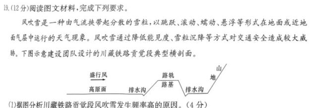 黑龙江省2023-2024学年度下学期高二4月联合考试(242675D)地理试卷l