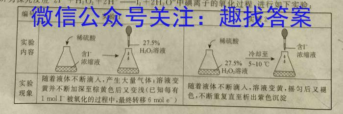 3江西省2023~2024学年度七年级上学期阶段评估(二) 3L R-JX化学试题