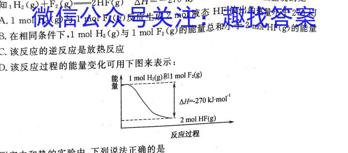 q2023-2024学年广东省高二12月联考(24-206B)化学