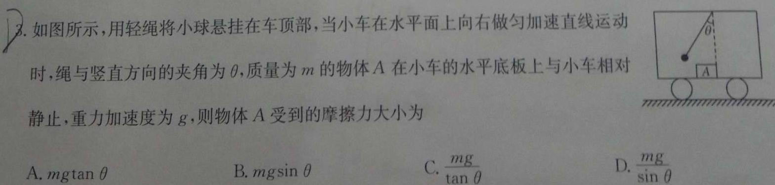 2023年秋季河南省高二第四次联考物理试题.