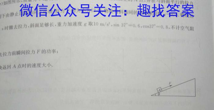 ［河南大联考］河南省2024届高三年级上学期12月联考物理试卷答案