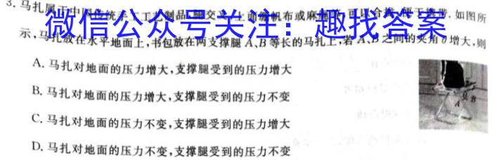 河南省2024届九年级第一学期学习评价（3）f物理