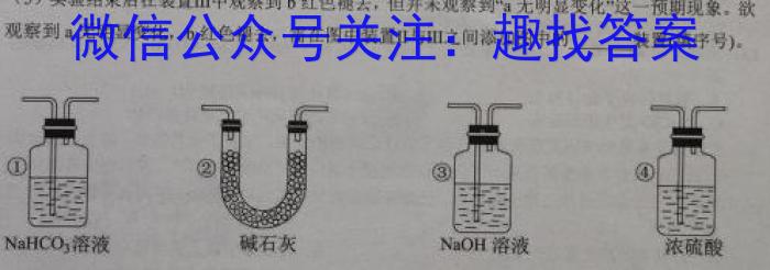 q衡水名师卷 2023-2024学年度高三分科检测提分卷(六)化学