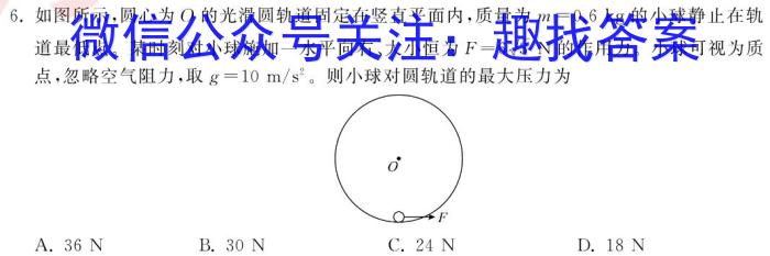 2024届云师大附中适应性月考（六）f物理