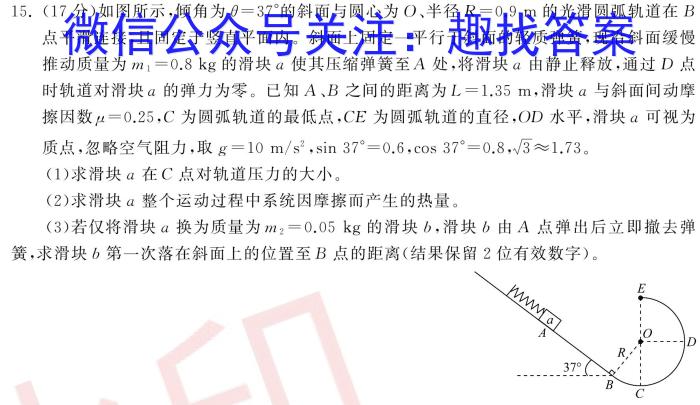 ［四川大联考］四川省2023-2024学年高二年级联考11月期中考试q物理