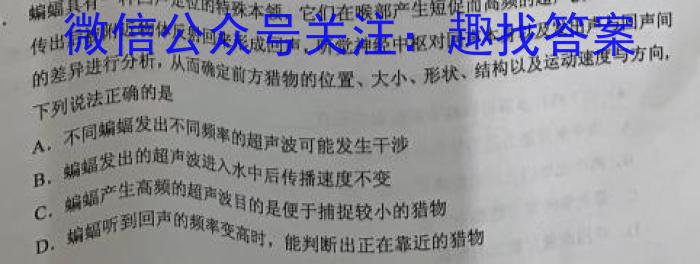 河北省2024届九年级阶段评估(二) 2L R物理试题答案