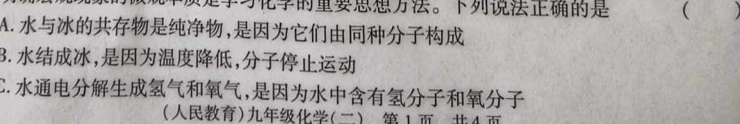 【热荐】安徽省十联考 合肥一中2024届高三第二次教学质量检测(243174D)化学