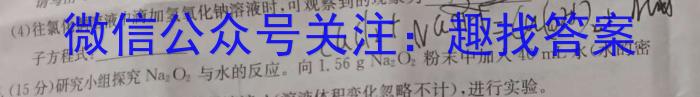 j三湘名校教育联盟·2023年下学期高二期中联考化学