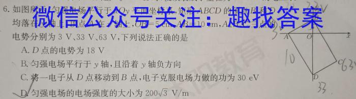 广东省2023-2024学年佛山高三年级15校联盟12月联考物理试卷答案