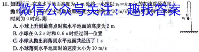 衡中同卷2023-2024学年度高三年级三调考试l物理