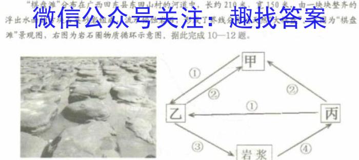 2024年河北省初中毕业生升学文化课考试模拟试卷（十四）地理试卷答案