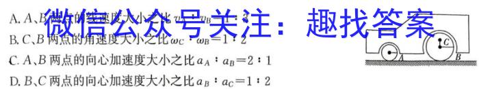 河北省石家庄市赵县2023-2024学年度第一学期期中学业质量检测九年级物理试卷答案