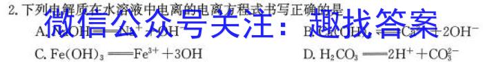 b河北省石家庄市赵县2023-2024学年度第一学期期中学业质量检测八年级化学