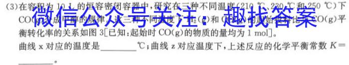 3湖南省2024届高三九校联盟第一次联考(12月)化学试题