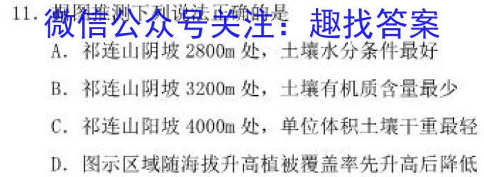 [今日更新]2023-2024学年下学期东北师大附中高三第六次模拟地理h