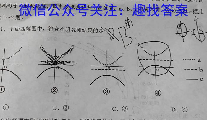 六盘水市2023-2024学年度第二学期期中质量监测（高二）地理试卷答案