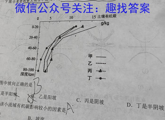 新疆维吾尔自治区2024年普通高考第二次适应性检测[新疆二模]地理试卷答案