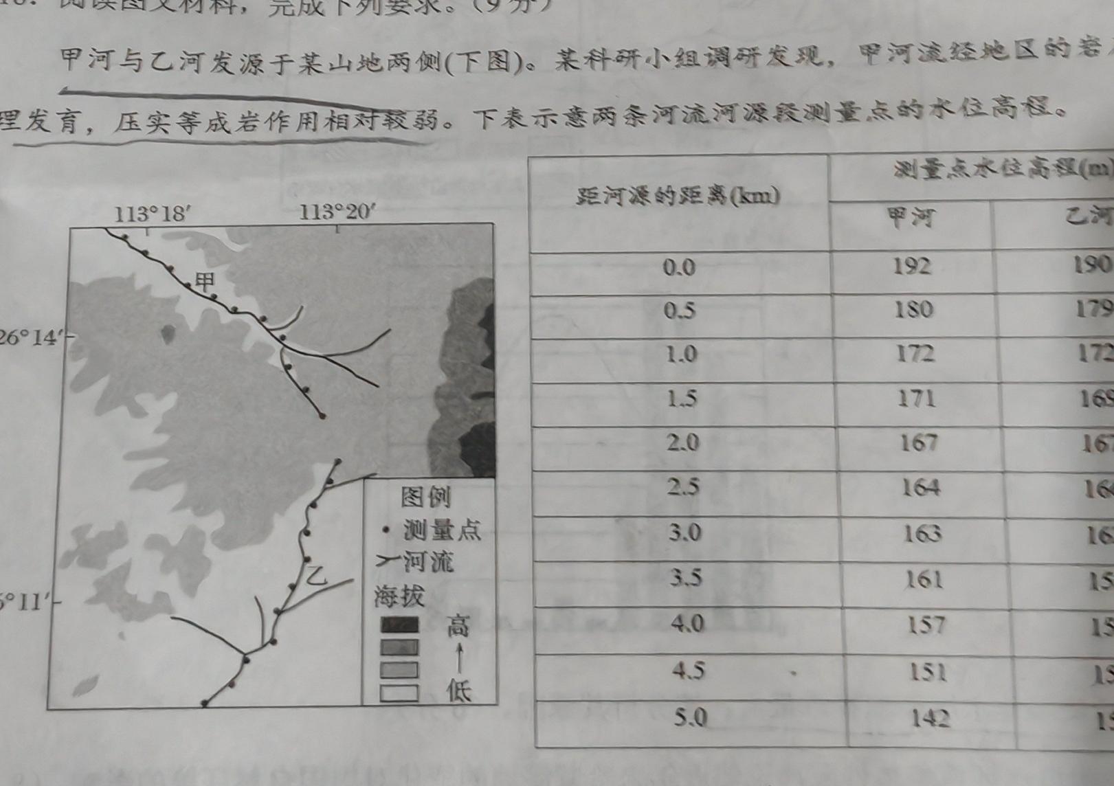 吉林省2024届高三2月质量检测地理试卷l