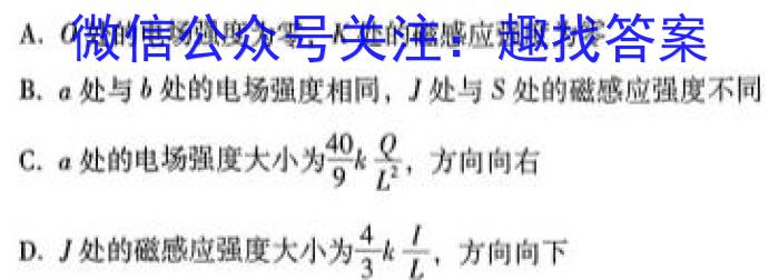 新高中创新联盟TOP二十名校高一年级12月调研考试(241242D)物理试题答案