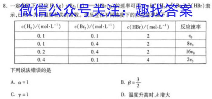 q广州市2024届高三年级调研测试（12月）化学