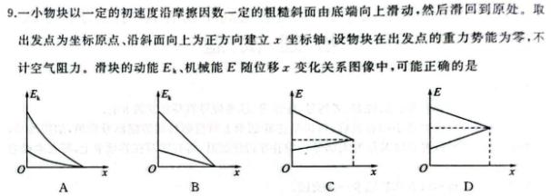 重庆缙云教学联盟2024年高考第零次诊断性检测(2024CE-00-YW)物理试题.