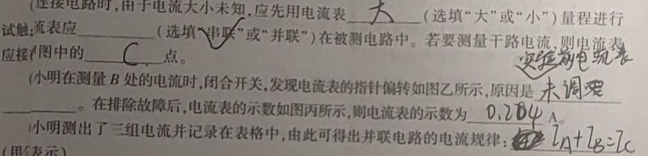 [今日更新]2024年普通高校招生考试仿真模拟卷(一).物理试卷答案