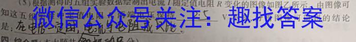 2023-2024学年高三试卷11月百万联考(对勾)物理试卷答案