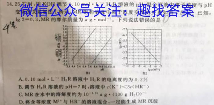 q2024年普通高等学校全国统一模拟招生考试 金科 新未来11月联考化学