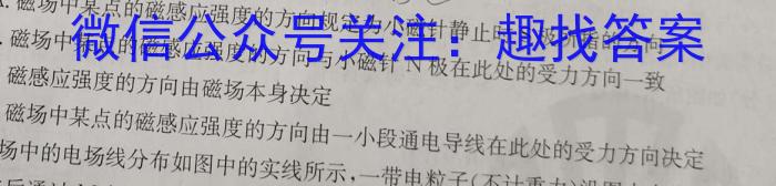 内蒙古2023-2024学年鄂尔多斯市第三中学高二年级第三次月考物理试卷答案