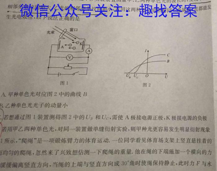 炎德英才大联考 长郡中学2023年下学期高二期中考试f物理