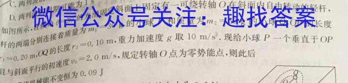 2023秋河南省学情监测试卷l物理