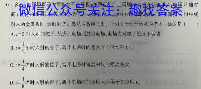 天一大联考 湖南省2024届高三11月联考物理`