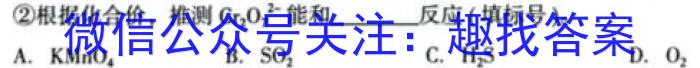 q稳派大联考2023-2024学年高二年级上学期12月联考化学