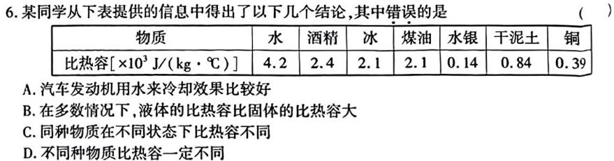 2024届陕西省高三试卷12月联考(◇)物理试题.