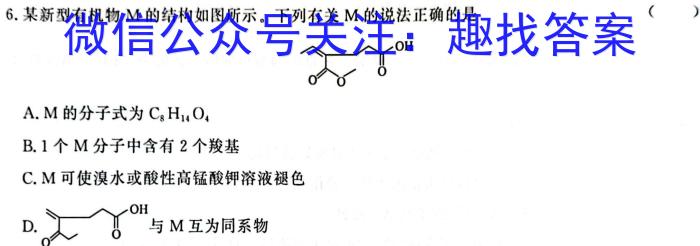 q江西省瑞昌市2023-2024学年度上学期九年级期中考试试卷化学