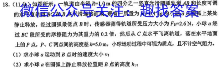 广东省2024届高三级12月“六校”联合摸底考试(4204C)l物理