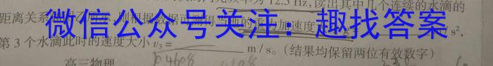 2023秋河南省学情监测试卷q物理