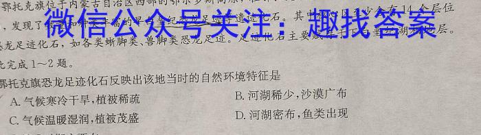 湘楚名校2024-2025学年度上学期高三八月联考(10001C)地理试卷答案