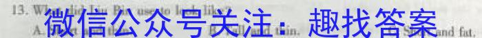 四川省2024届高三12月联考英语